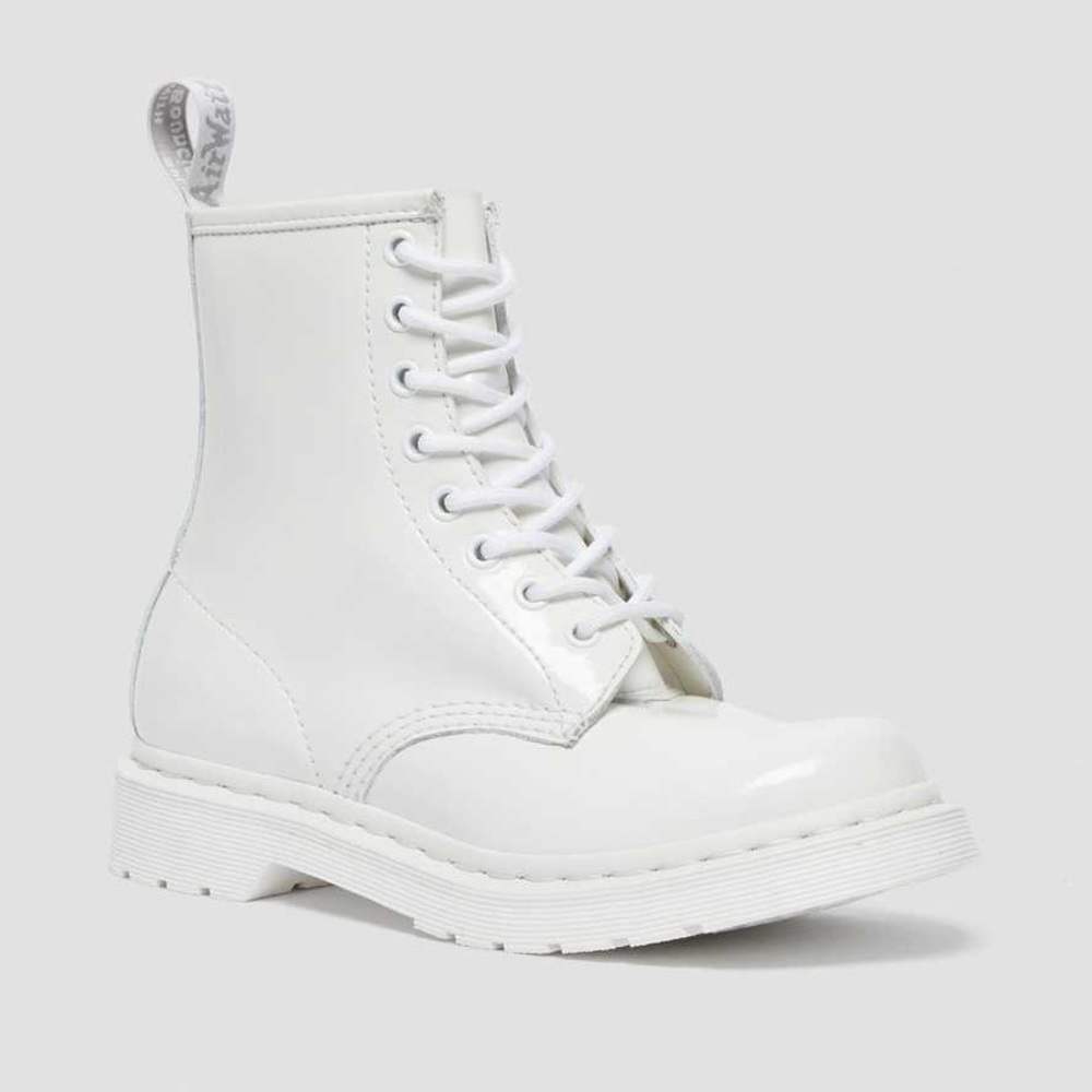 Dr Martens Patent Leather Mono Boots size 8
